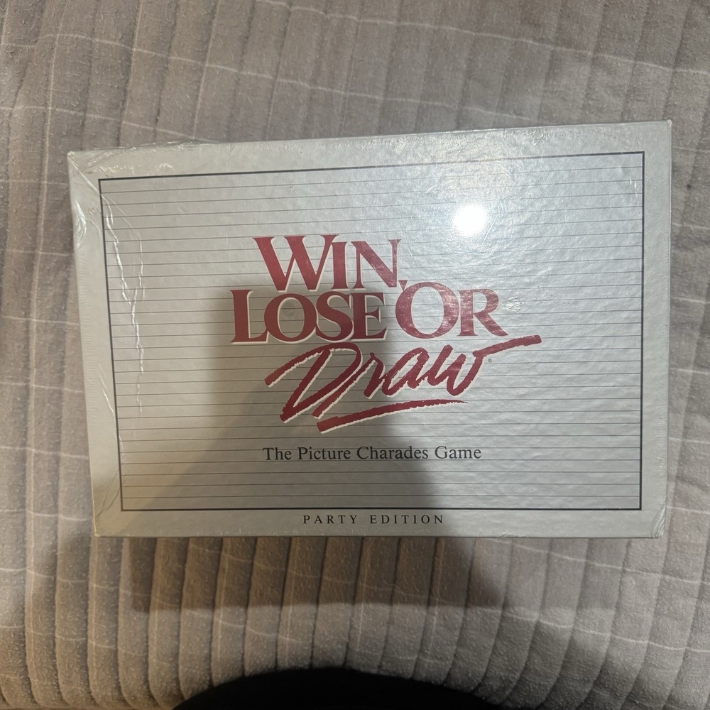 Win Lose or Draw Board Game by Milton Bradley MB 1988 New SEALED